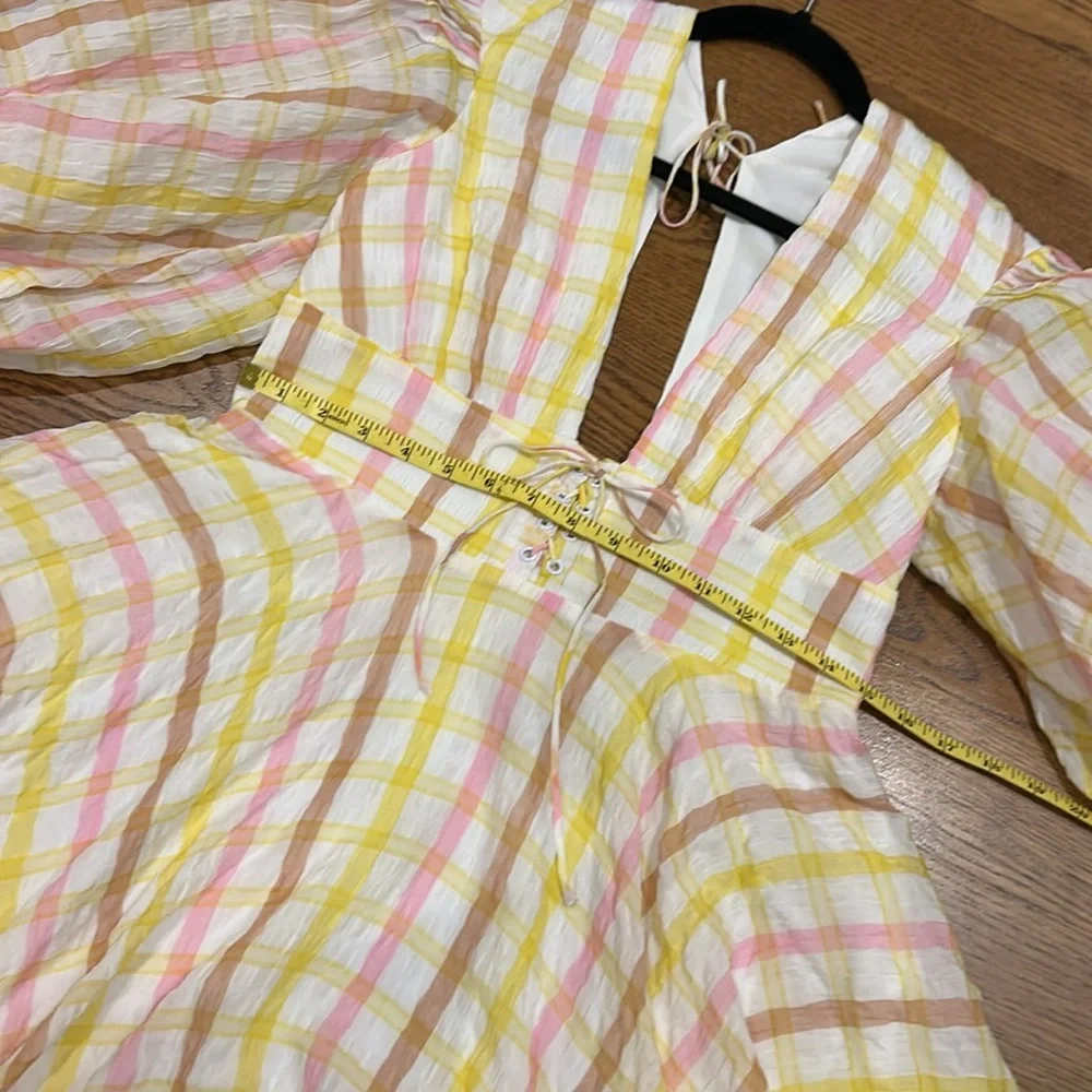 For Love & Lemons Rue Gingham Mini Dress - Picture 10 of 15